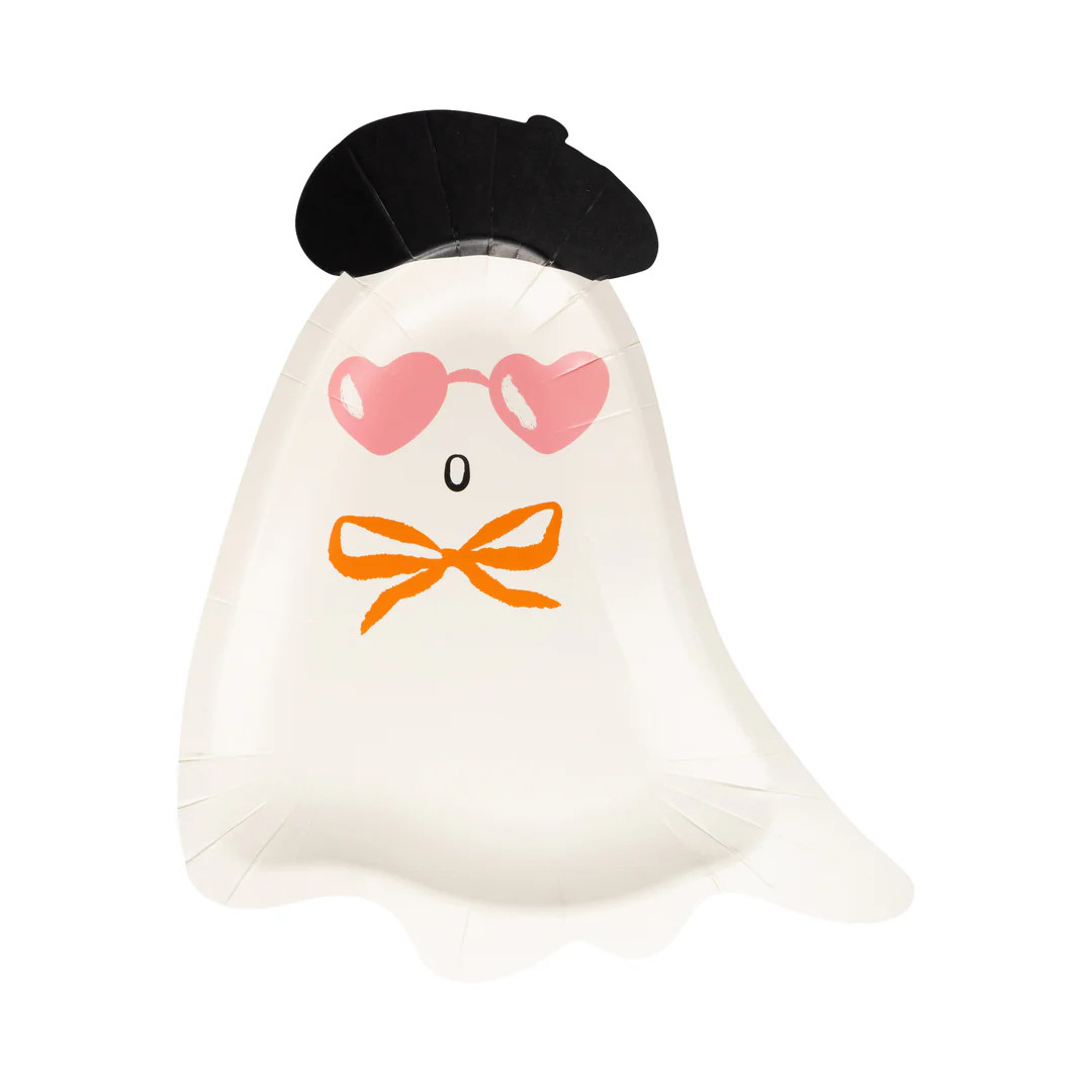 Boo La La Ghost Shaped Paper Plate | My Mind's Eye