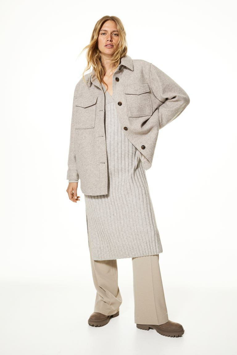 Shacket - Beige melange - Ladies | H&M US | H&M (US + CA)