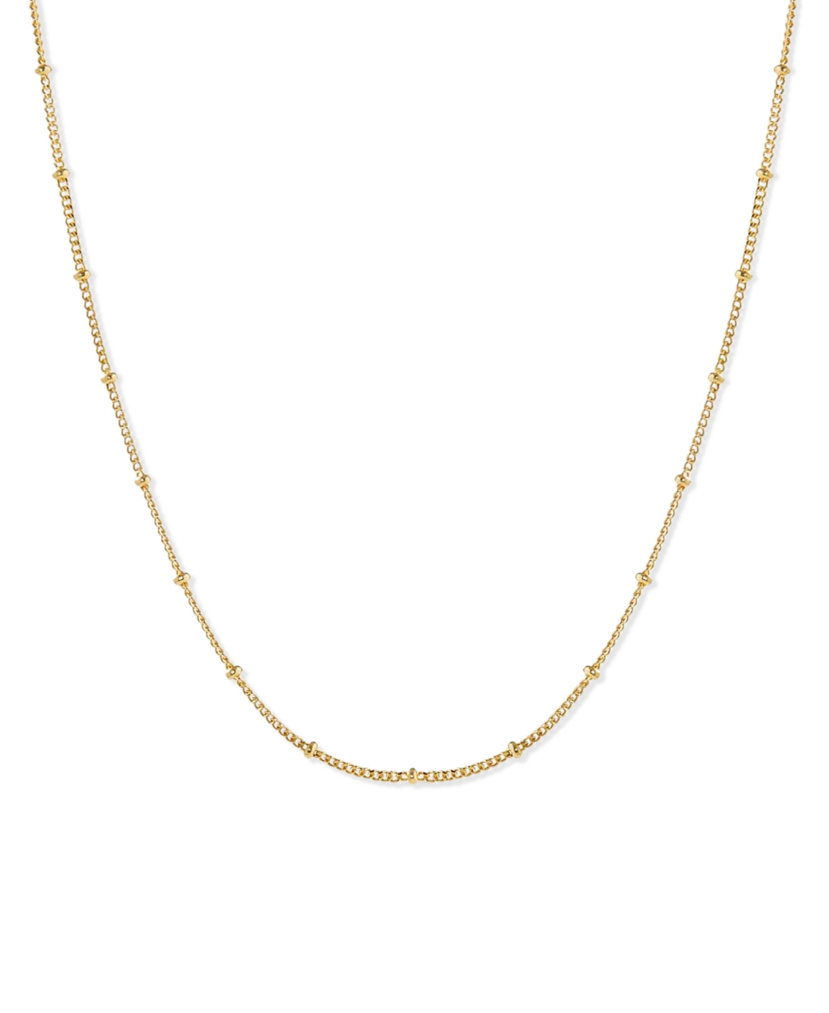 Ana Luisa Ana Gold-Plated Small Ball Chain Necklace - Gold | Macy's