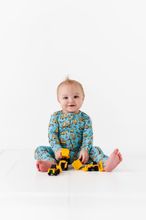 Construction Convertible Footed Onesie | Little Pajama Co.
