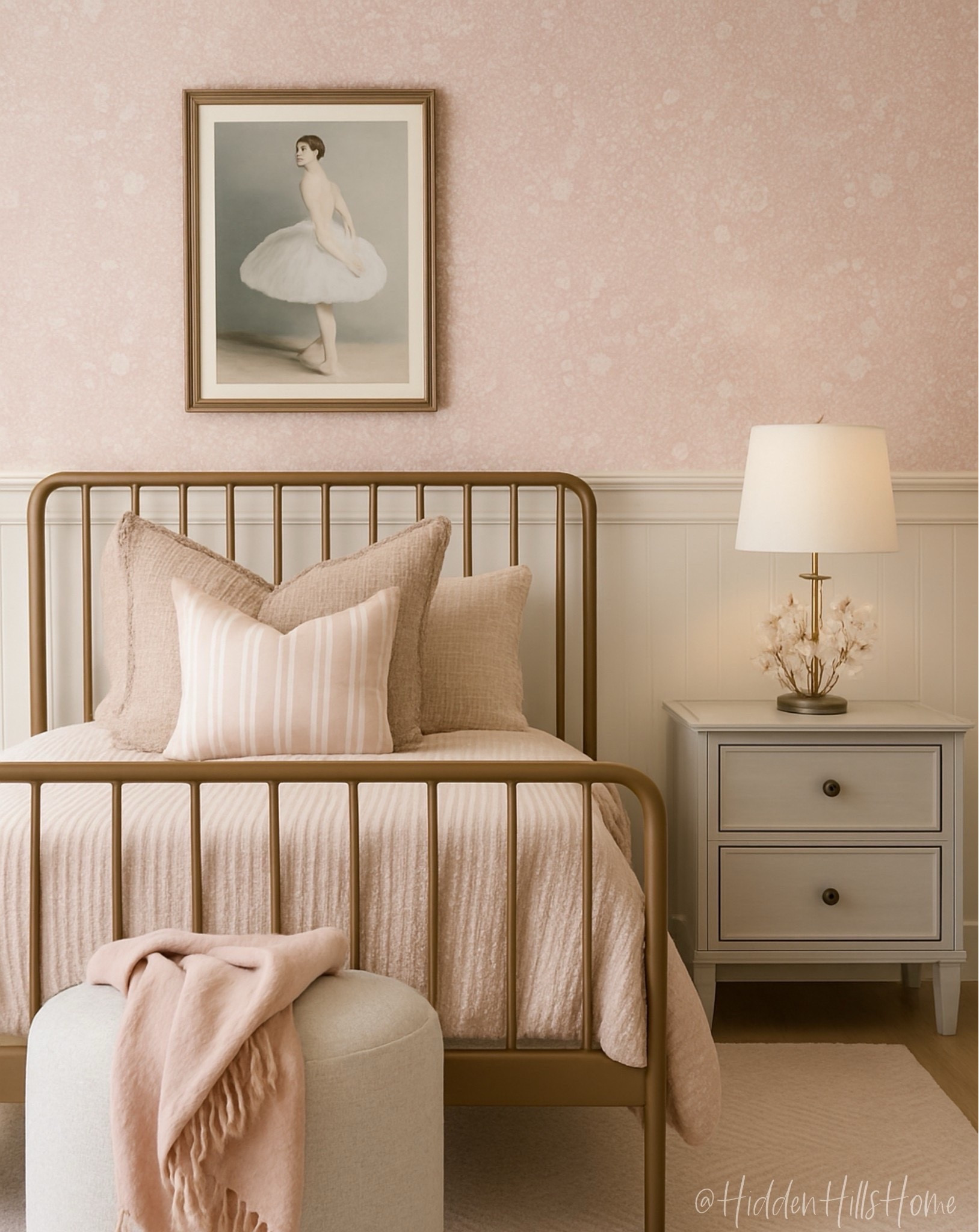 pink girls room mood board, pink baby girls bedroom design ideas, wallpaper for girls bedroom, blush pink rug, ballet bedroom #girls

#LTKKids #LTKSaleAlert #LTKHome