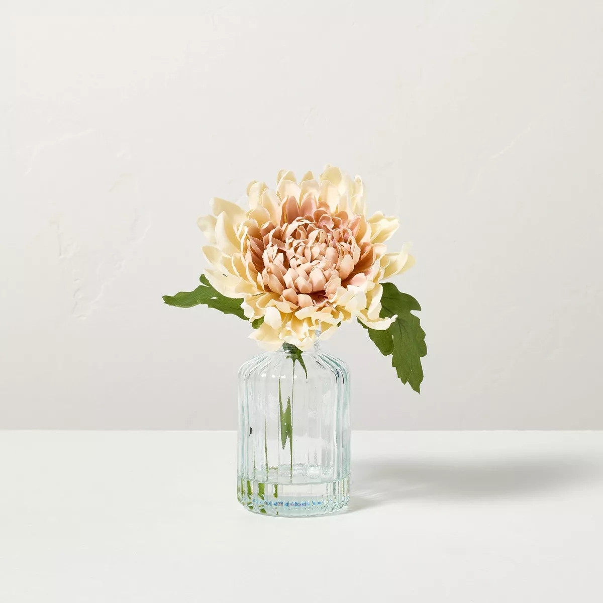 7.5" Mini Faux Tan Chrysanthemum Flower Arrangement - Hearth & Hand™ with Magnolia | Target