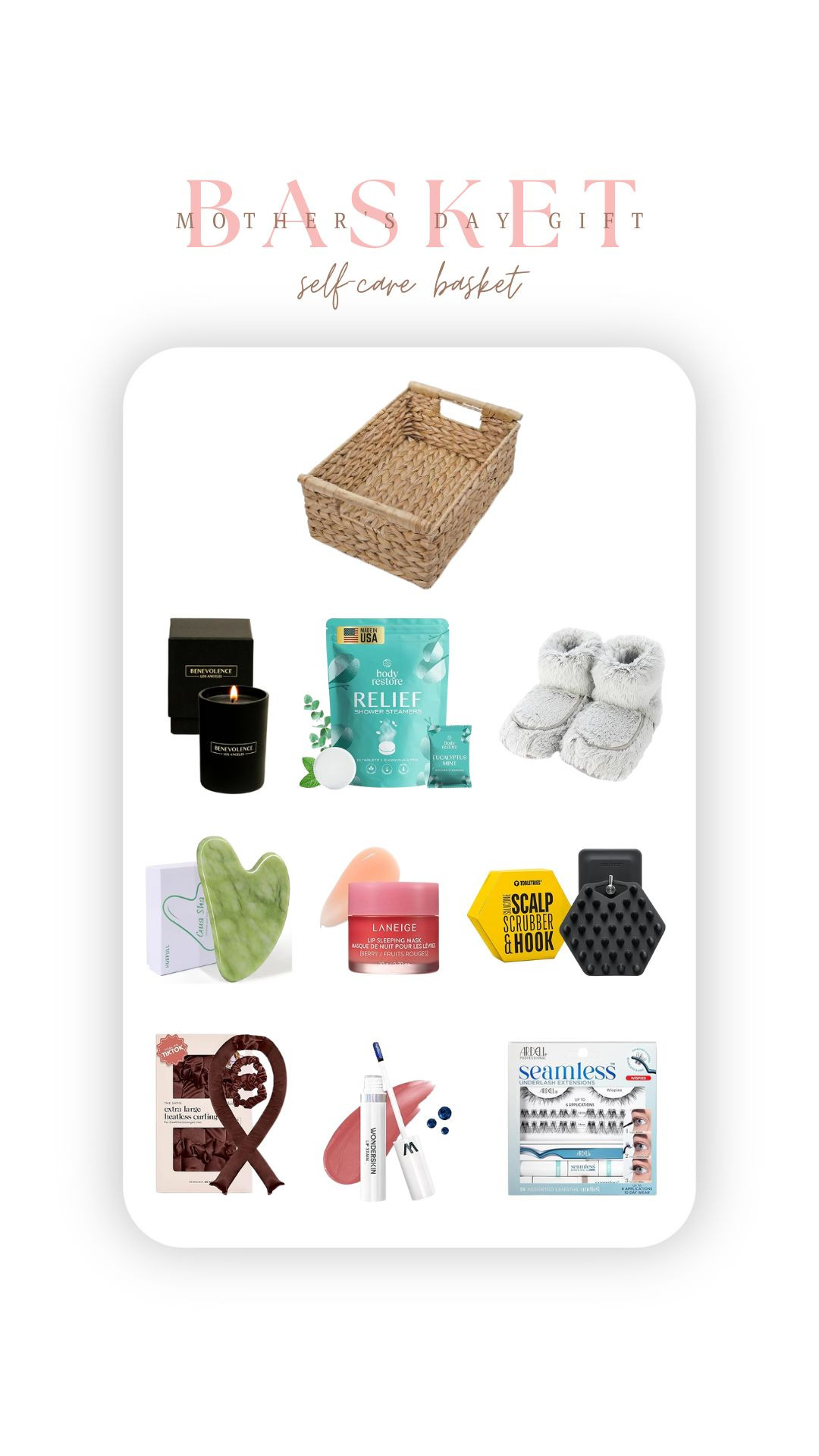  
Gift basket ideas for mother’s day!

➡️ Self-care gift basket
➡️ Traveler mom gift basket
➡️ Spa at home gift basket
➡️ Coffee and tea lover gift basket
➡️ Book and journal lover gift basket
➡️ Baker mom gift basket

 

#LTKSaleAlert #LTKFindsUnder50 #LTKGiftGuide