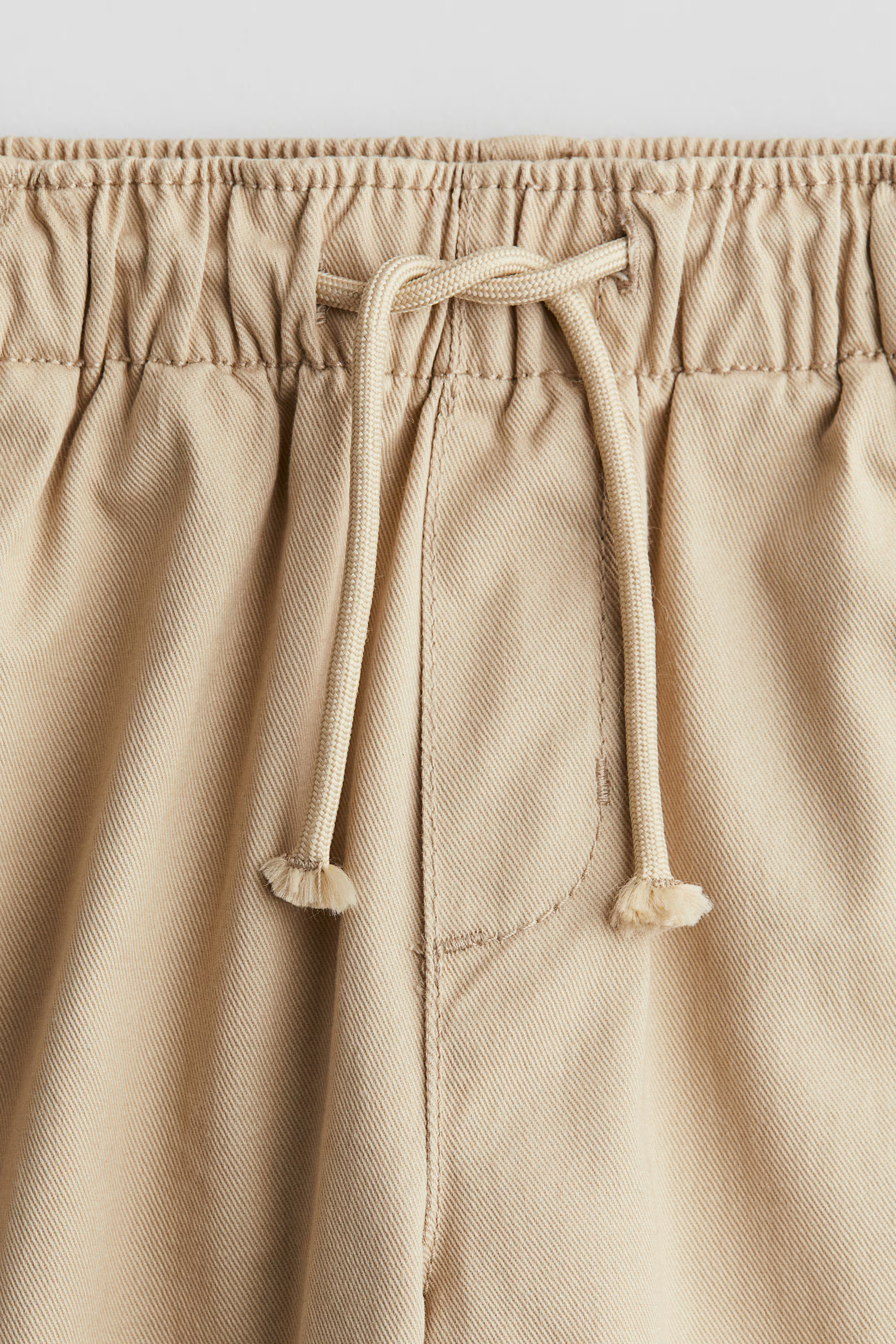 Twill Joggers - Beige - Kids | H&M US | H&M (US + CA)