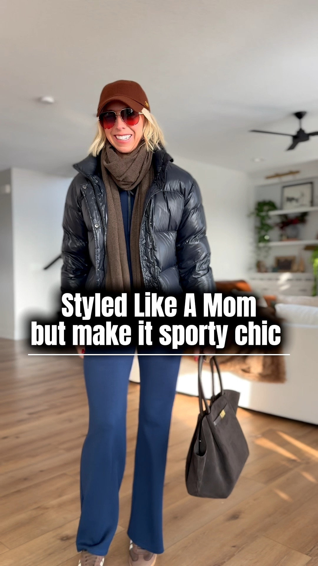 My cute and warm winter look in a my matching set! This Spanx set is my all time fav or lounging, travel or busy day of errands. 
Wearing my tts small tall in the pants + top

#LTKOver40 #LTKActive #LTKmomlife