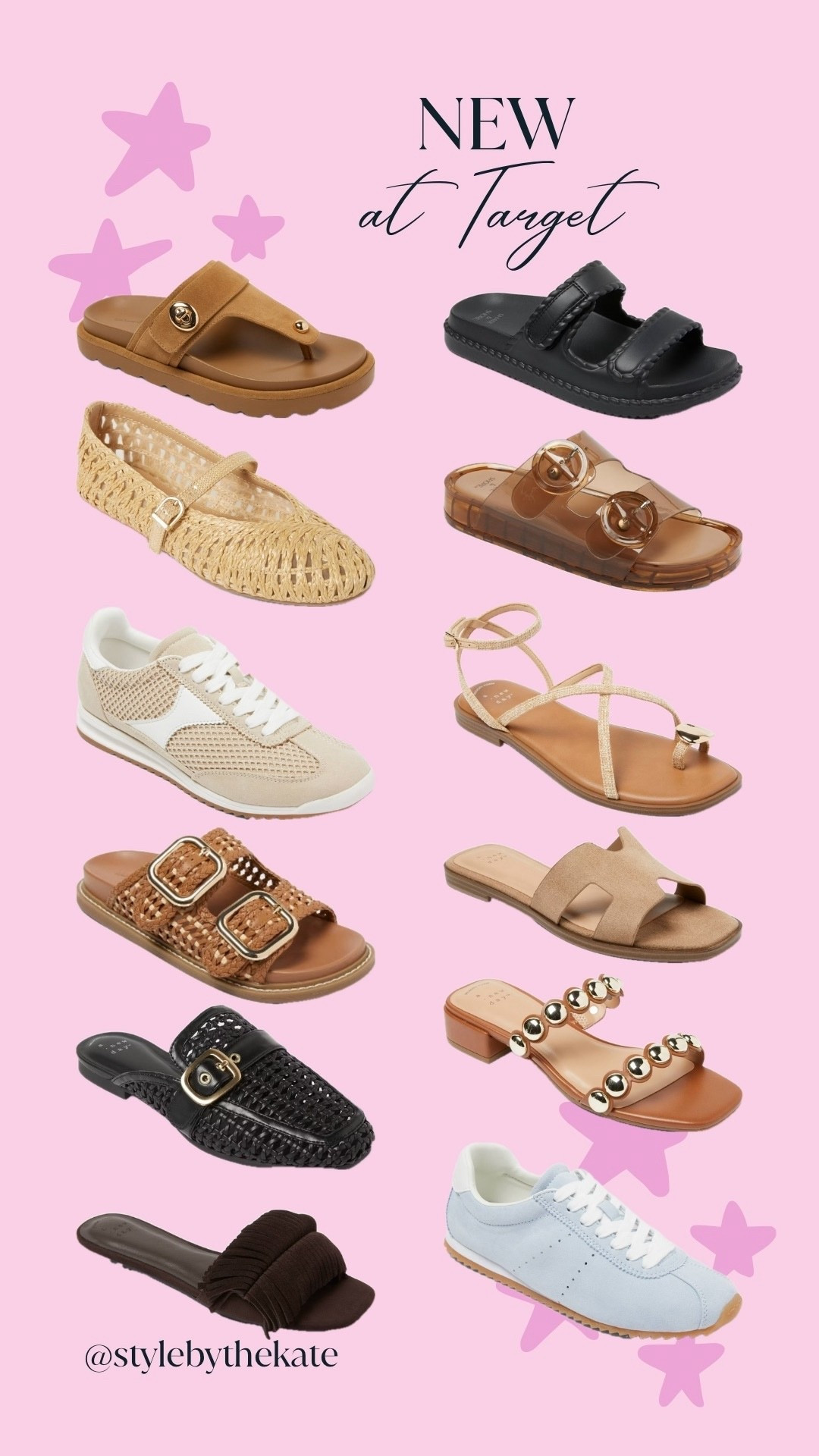 Have you seen these new arrivals from Target?!😍 the cutest shoes for spring that will go with anything!🌸🌴

Target style, target sandal, mules, sneakers, beach vacation, resort wear, sandals 

#LTKSeasonal #LTKSaleAlert #LTKMidsize