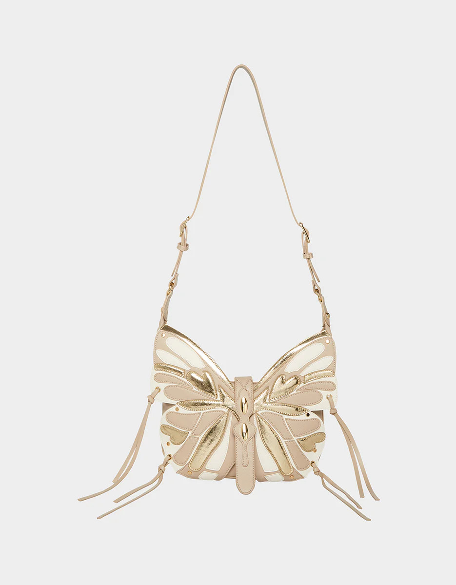 KITSCH BUTTERFLY CROSSBODY NATURAL | Betsey Johnson