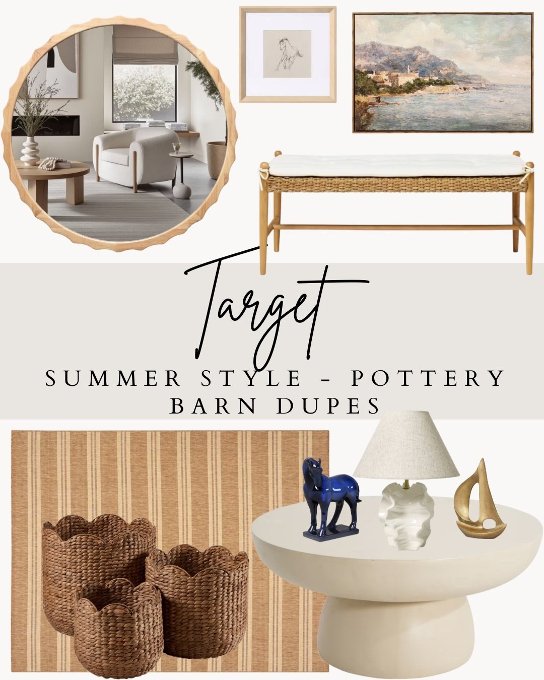 Target Finds That Look Like Pottery Barn

Not me finding these at Target and thinking they were $$$ 👀

If you love that Pottery Barn summer look but not the price… these are it 🤍
Natural textures, soft neutrals, and those statement pieces that instantly elevate a space

The kind of pieces that make your home feel styled without trying too hard ✨



#LTKvlog #LTKSeasonal #LTKHome