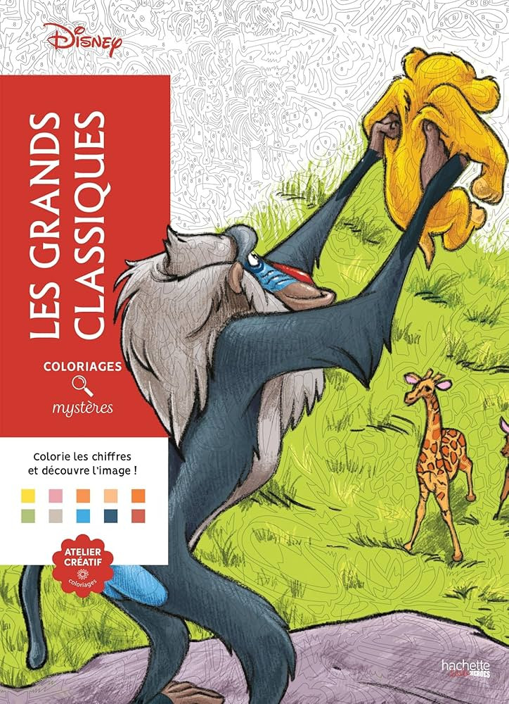 Les grands classiques Disney coloriages / mysteres - coloring book (French Edition) | Amazon (US)