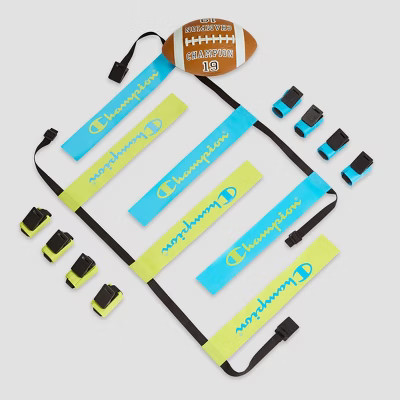 Champion Red Zone Flag Football Set Peewee - Blue | Target