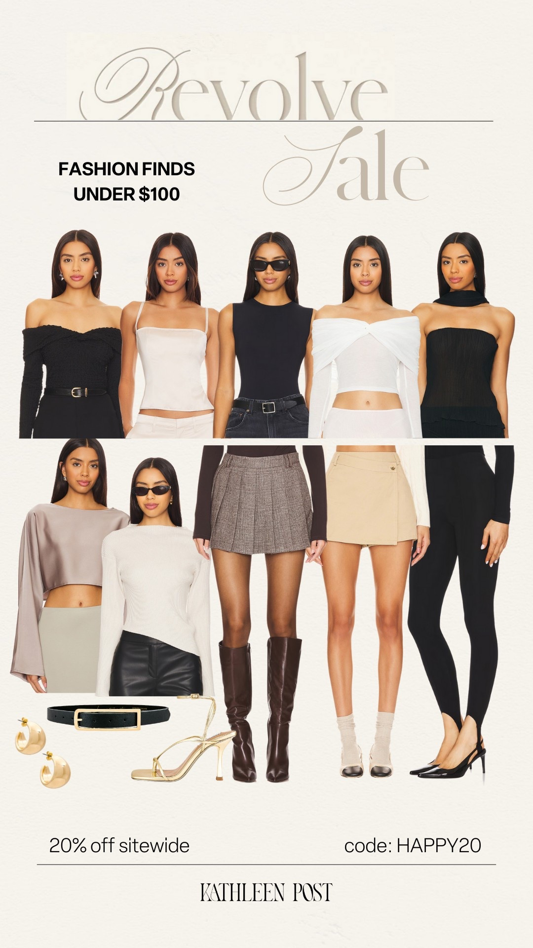Revolve Sale - code: HAPPY20 for 20% off your purchase! Sharing fashion finds under $100! #kathleenpost 

Revolve sale, revolve favorites, revolve haul 

#LTKSaleAlert #LTKStyleTip #LTKSeasonal

#LTKFindsUnder100