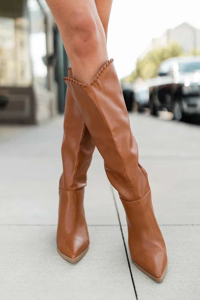 Cambria Camel Tall Boots | Pink Lily