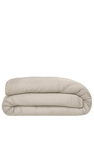 Ettitude Twin Sateen Solid Duvet Cover in Ivory. | Revolve Clothing (Global)