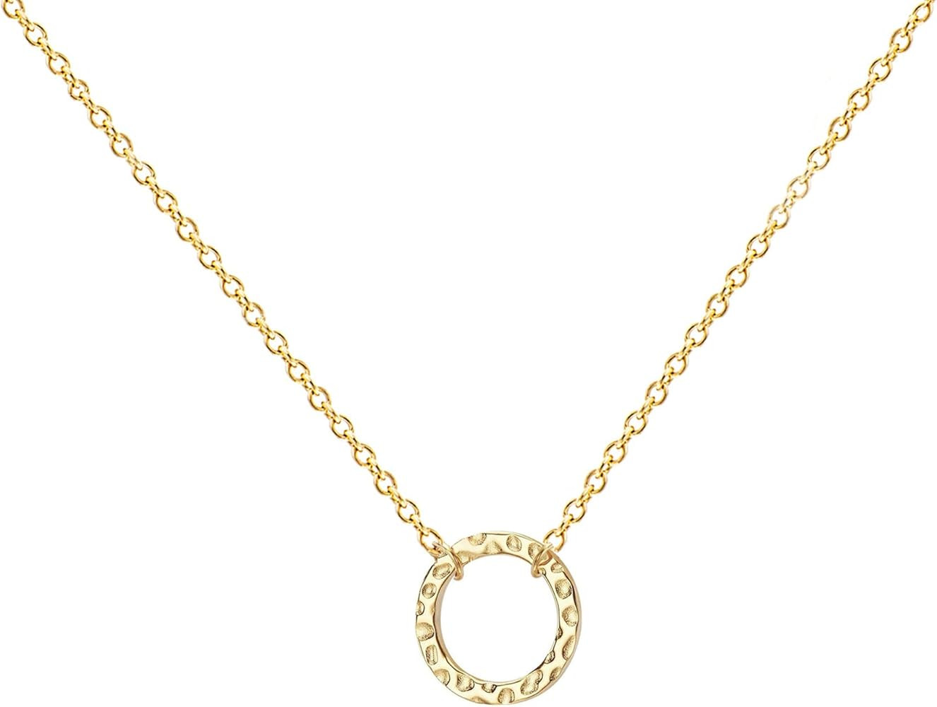 Ldurian Layered Necklaces for Women - 14K Dainty Gold Plated Layering Chokers Necklaces Set Multi... | Amazon (US)