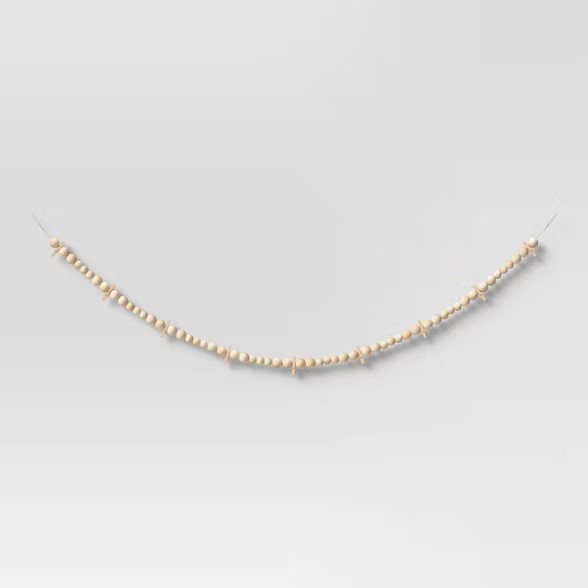 60" Beaded Photo Garland Natural - Opalhouse™ | Target