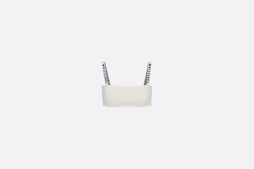 Bralette White Stretch Viscose | DIOR | Dior Beauty (US)