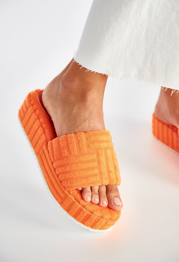Gina Platform Slide Sandal | JustFab