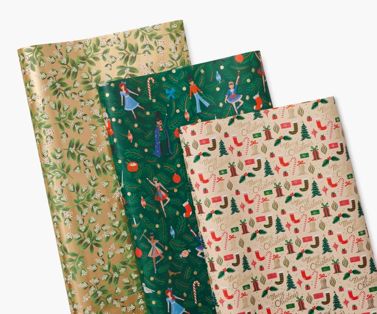 Nutcracker Gift Wrap Bundle | Rifle Paper Co.