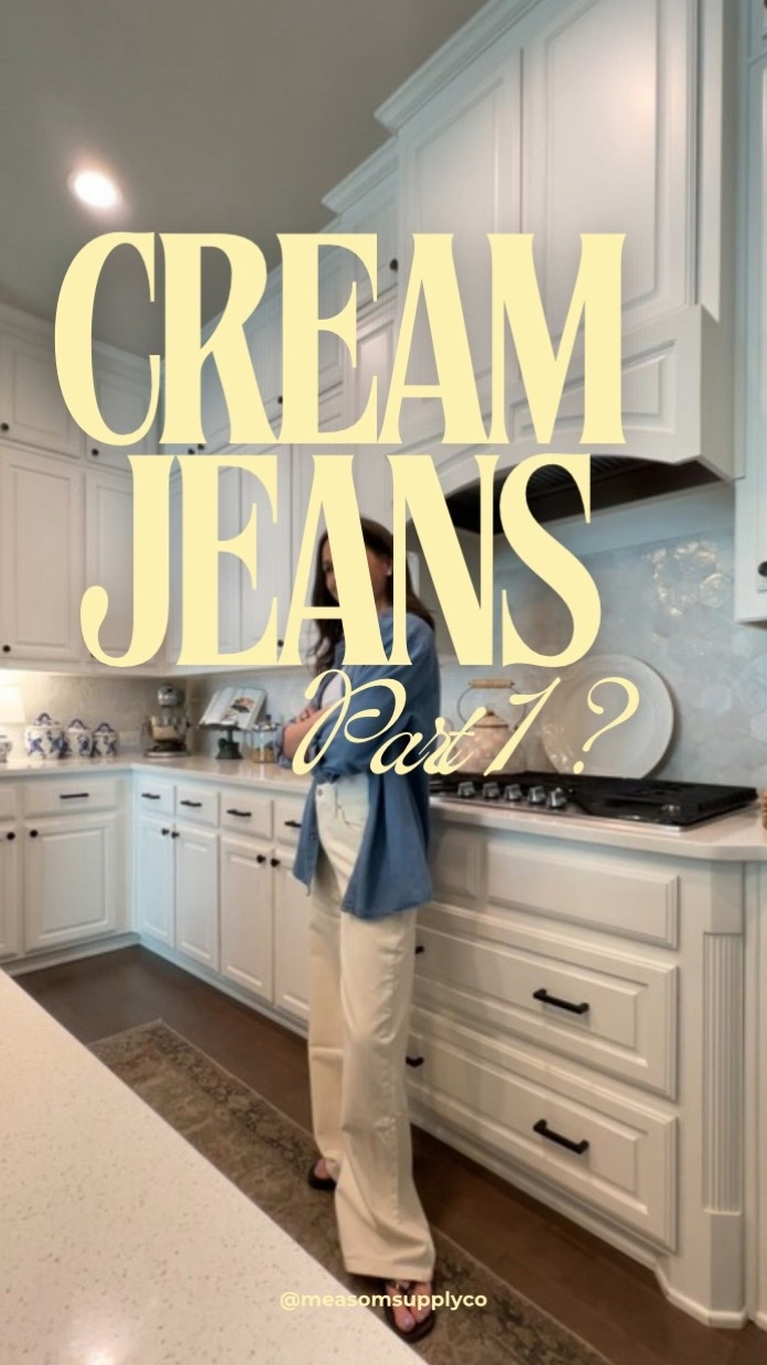 The hunt for the perfect cream wide-leg jeans is a personality trait at this point. I’m looking for that 90s main character drape for my classic capsule wardrobe—something that feels as timeless as a Nancy Meyers movie set. Found these on Amazon, but could they actually be “the one,” or are we moving to Part 2? 🕊️🏡

What do we think? Do they stay in the capsule or do we keep hunting? 