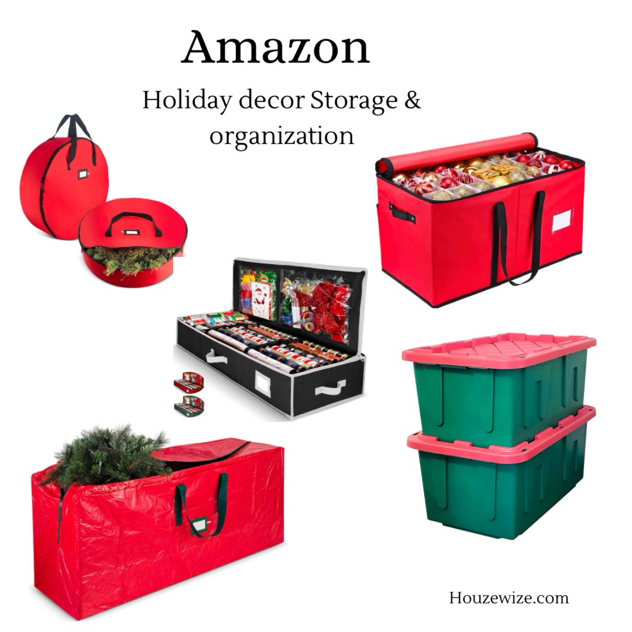 Amazon Holiday decor storage & organizers

#LTKhome #LTKHoliday #LTKSeasonal