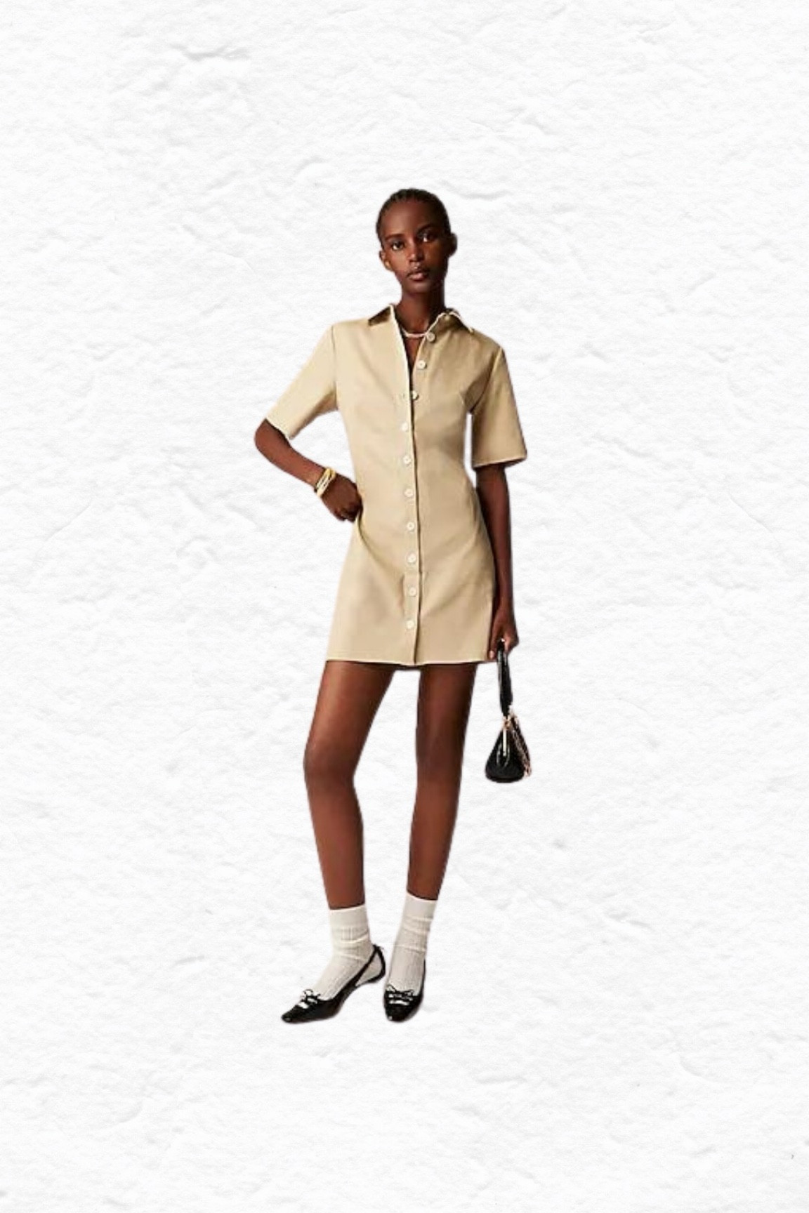 neutral shirt dress Buy Neutral Floral Long Sleeve Cotton Twill Overhead Shirt Dress from Next  USA