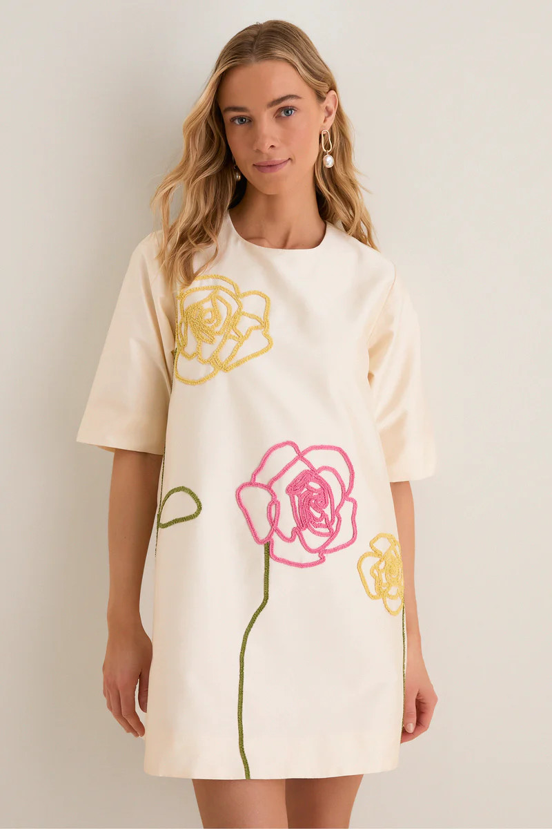 Ivory Budapest Mini Dress | Tuckernuck (US)