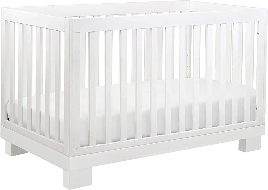 Babyletto Modo 3-in-1 Convertible Crib with Toddler Bed Conversion Kit in White, Greenguard Gold ... | Amazon (US)