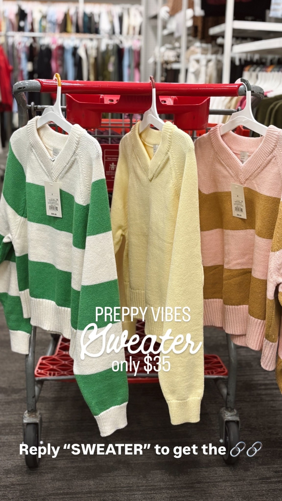 PREPPY VIBES Sweater only $35 l