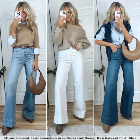 Spring outfit with jeans 