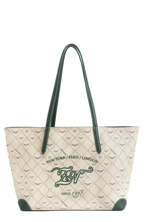 Zadig & Voltaire Z Shopper Monogram Tennis Tote in Flash at Nordstrom | Nordstrom