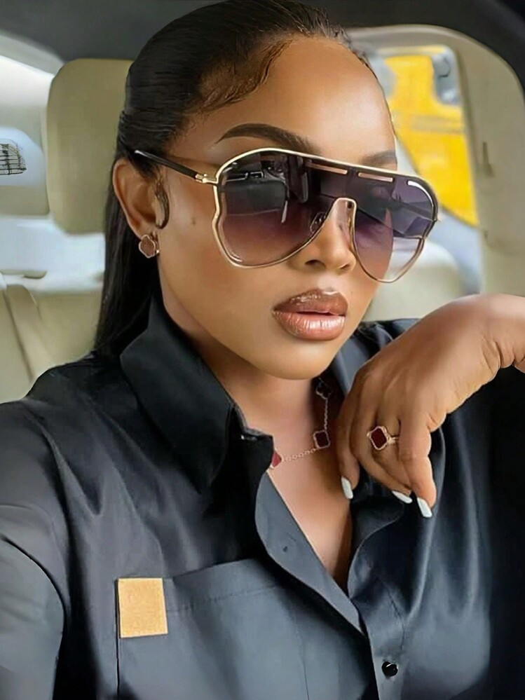 Metal Fashion  Glasses  Butterfly  Shaped  | SHEIN