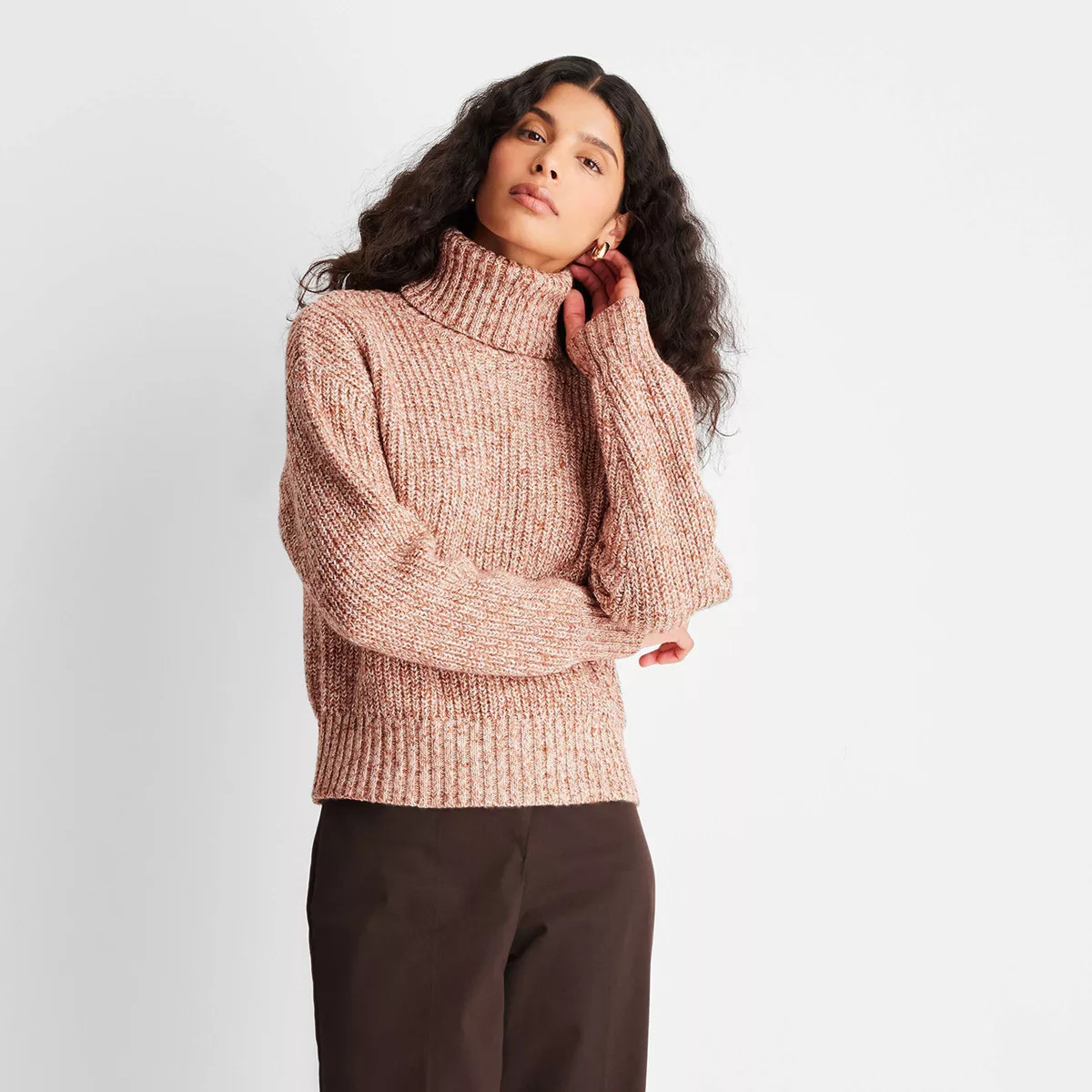 Women's Turtleneck Pullover Sweater - Future Collective™ with Reese Blutstein | Target