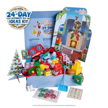 The Elf on the Shelf 24-Day Ultimate Kit – Official Elf Ideas and Props for Holiday Magic (Scout Elf not Included) | Walmart (US)