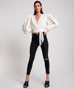 BLACK SWAN FREEBIRDS II SUPER HIGH WAIST SKINNY JEANS | OneTeaspoon