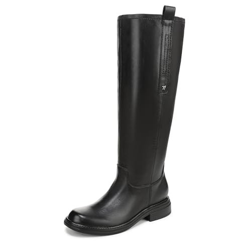 Naturalizer Womens Ontime Wide Calf Knee High Boot Black Leather 11 W | Amazon (US)