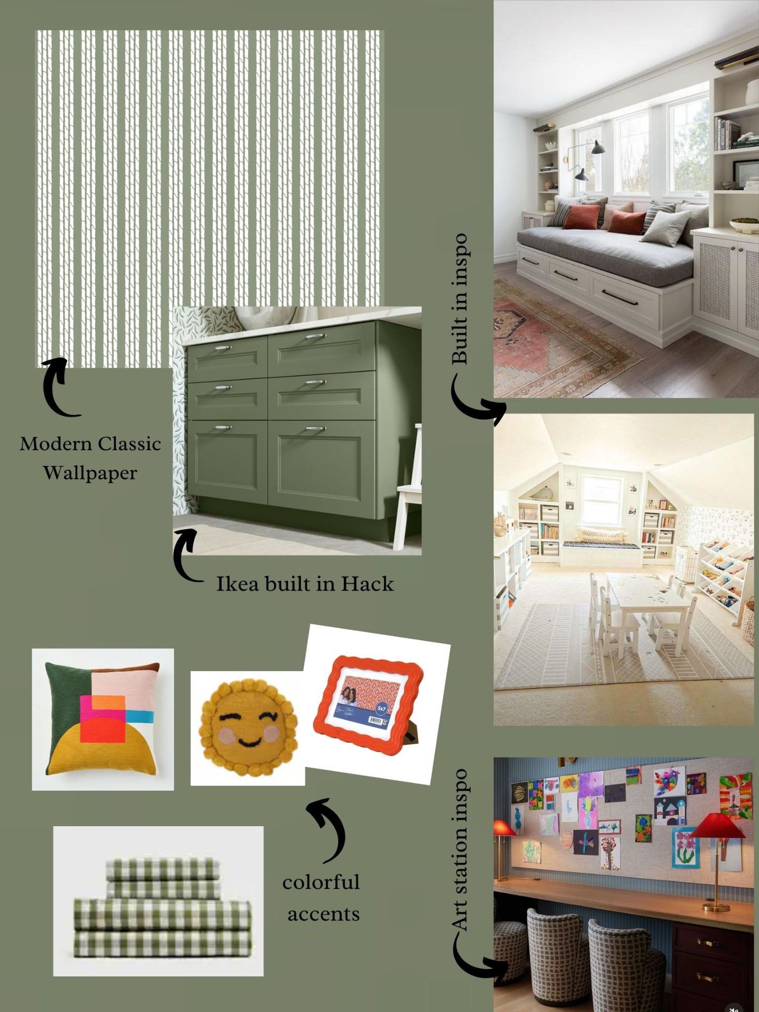 Playroom/guest room design plan featuring Mitchell Black wallpaper, an Ikea hack, and some pretty goodies! Follow along to see how it comes together!

#LTKHome #LTKKids
