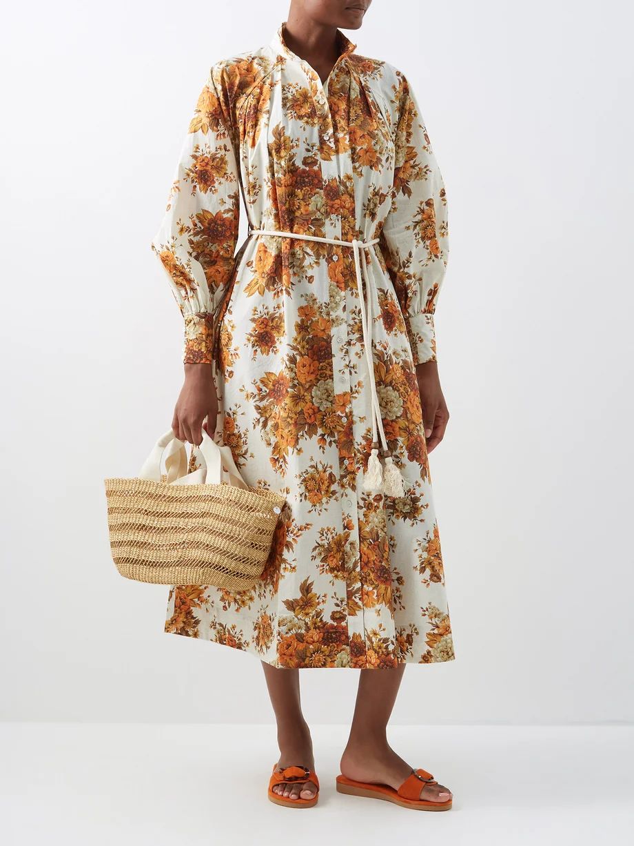 Derby floral-print shirt dress | ALÉMAIS | Matches (US)