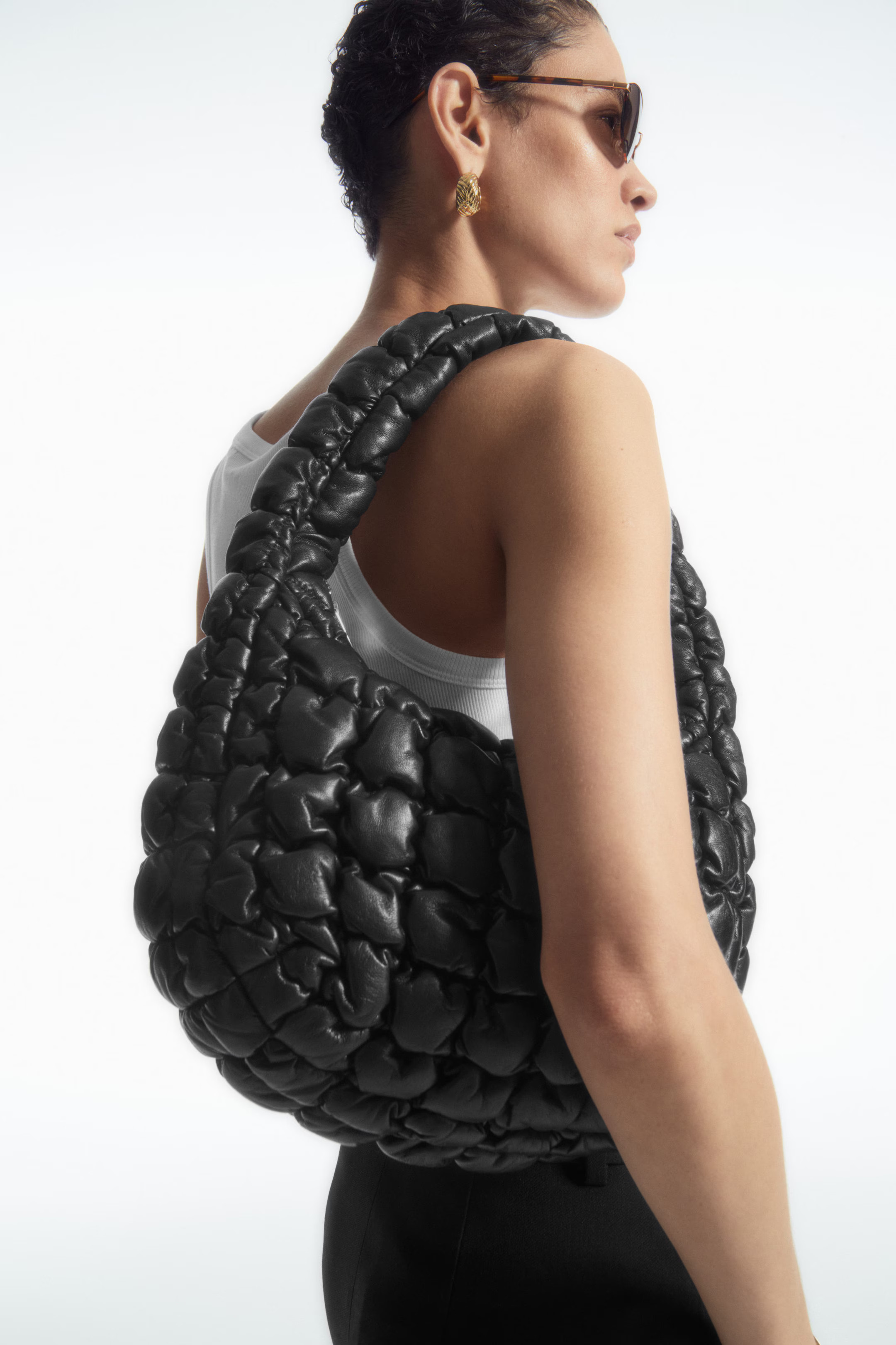 QUILTED MINI BAG - LEATHER | COS (AU)