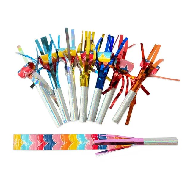 Packed Party 'Make It Fun' Rainbow Party Blowouts 8 Ct. | Walmart (US)