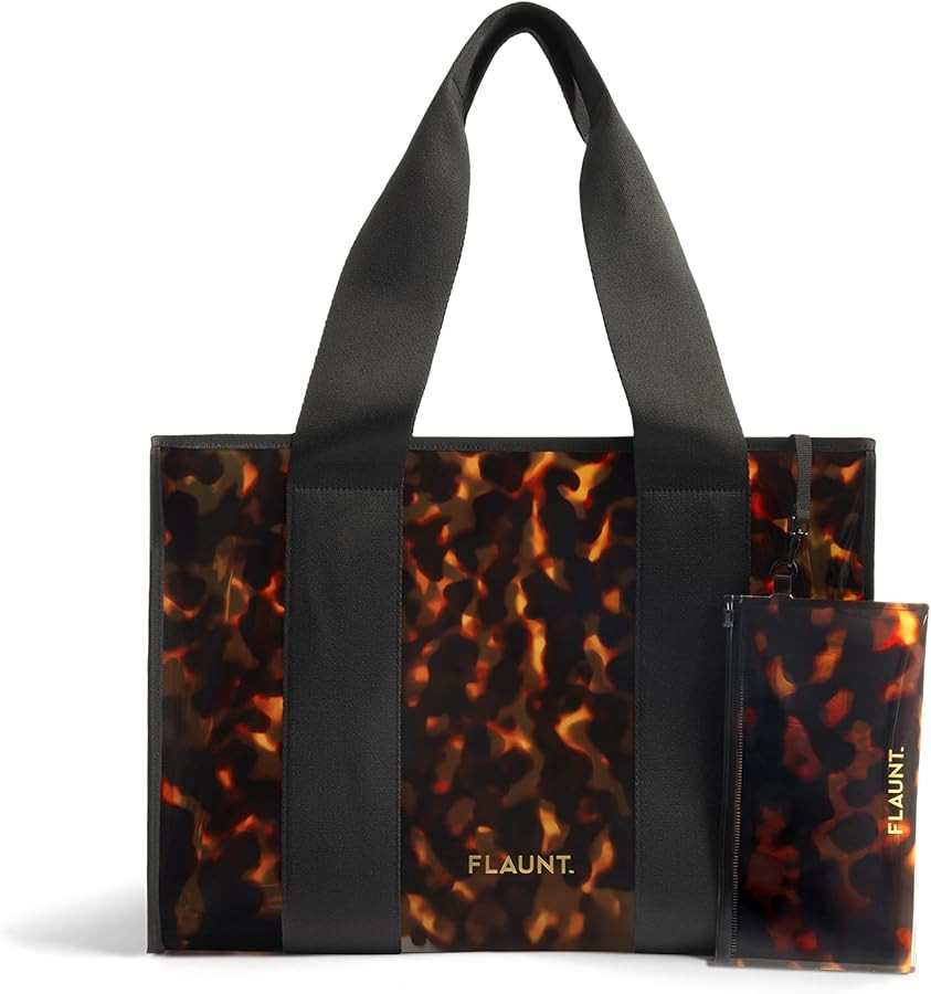 FLAUNT Everyday Tote Bag with Phone Pouch for Women - Lightweight, Airline Approved, Easy To Carr... | Amazon (US)