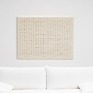 'Natural Daisy Chain' Wall Art 48"x2" by Leanne Ford' + Reviews | Crate & Barrel | Crate & Barrel