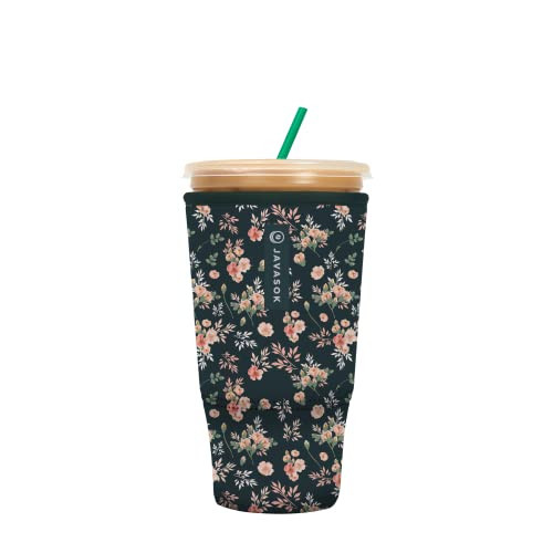 Sok It Java Sok Iced Coffee & Cold Soda Insulated Neoprene Cup Sleeve (Grey Rose, XXLarge: 44-48oz) | Amazon (US)