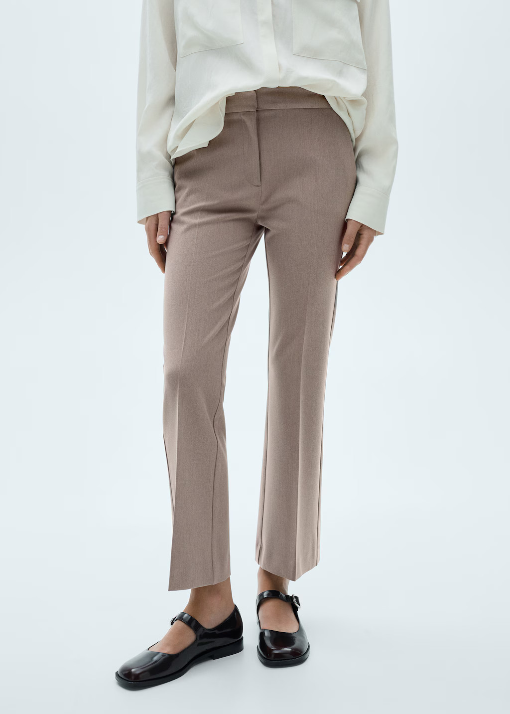 Flare fluid trousers | MANGO (UK)