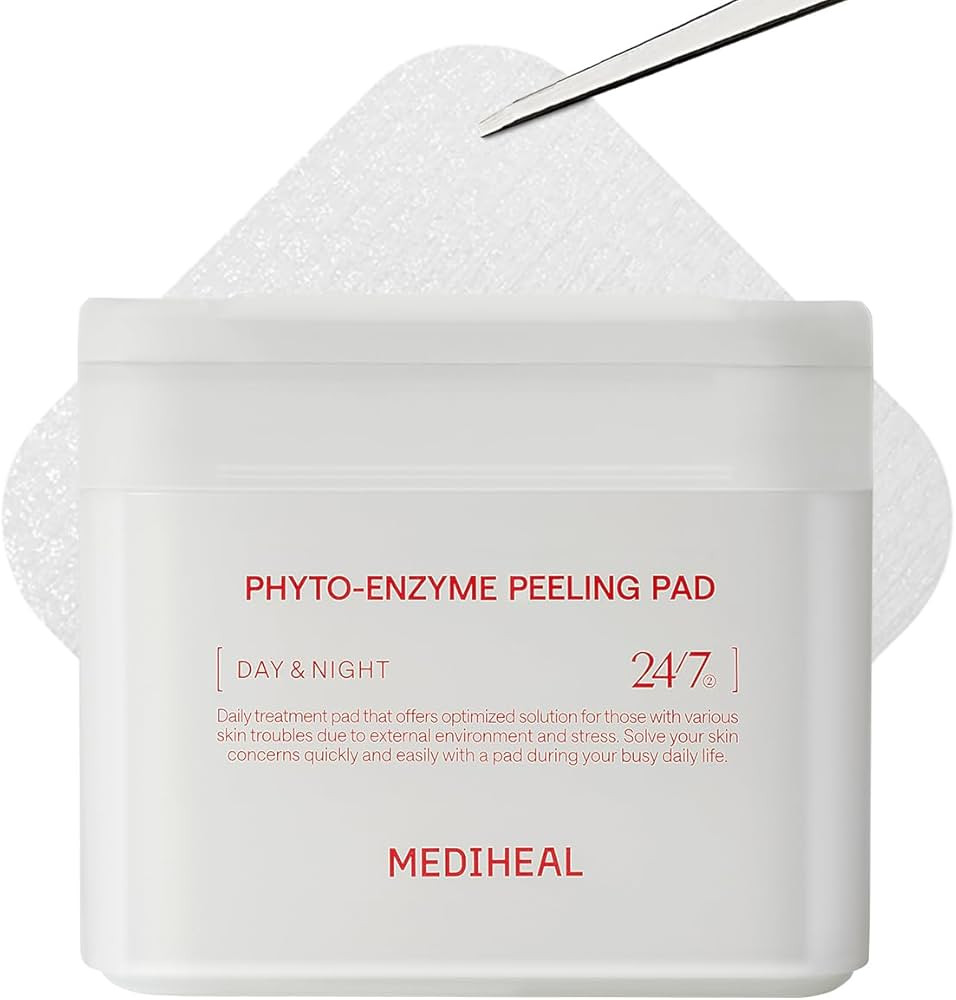 MEDIHEAL Toner Pads [Phyto Enzyme] - Exfoliating Peeling Pad with LHA & Papaya Enzyme - Pore Tigh... | Amazon (US)