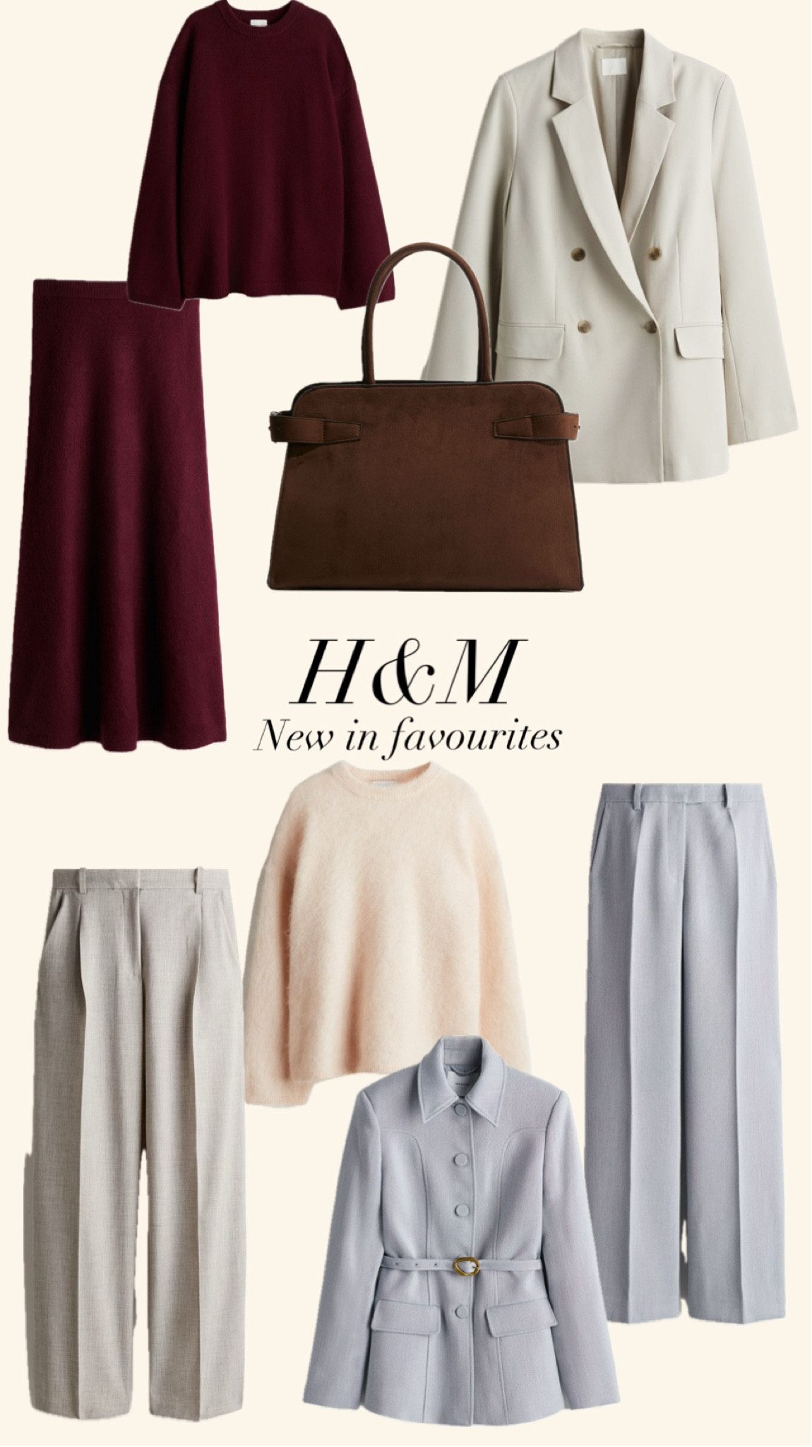 H&M new in faves 🤎