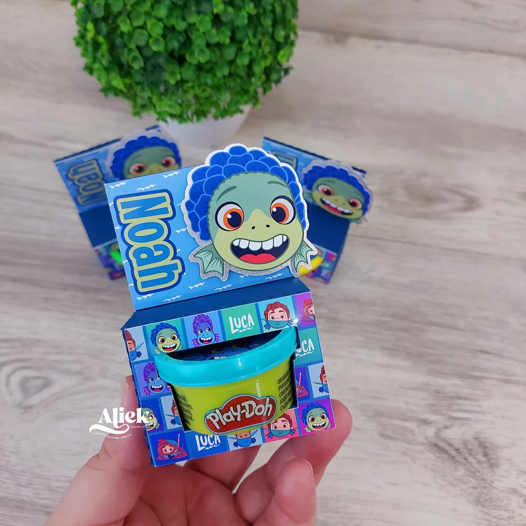 Luca Play-doh Boxes, Play-doh, Play-doh Box Packs, Party Favors, Luca Birthday, Luca Party Decor,... | Etsy (US)