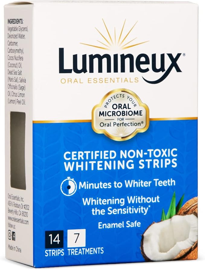 Lumineux Teeth Whitening Strips by Oral Essentials -7 Treatments Dentist Formulated and Certified... | Amazon (US)