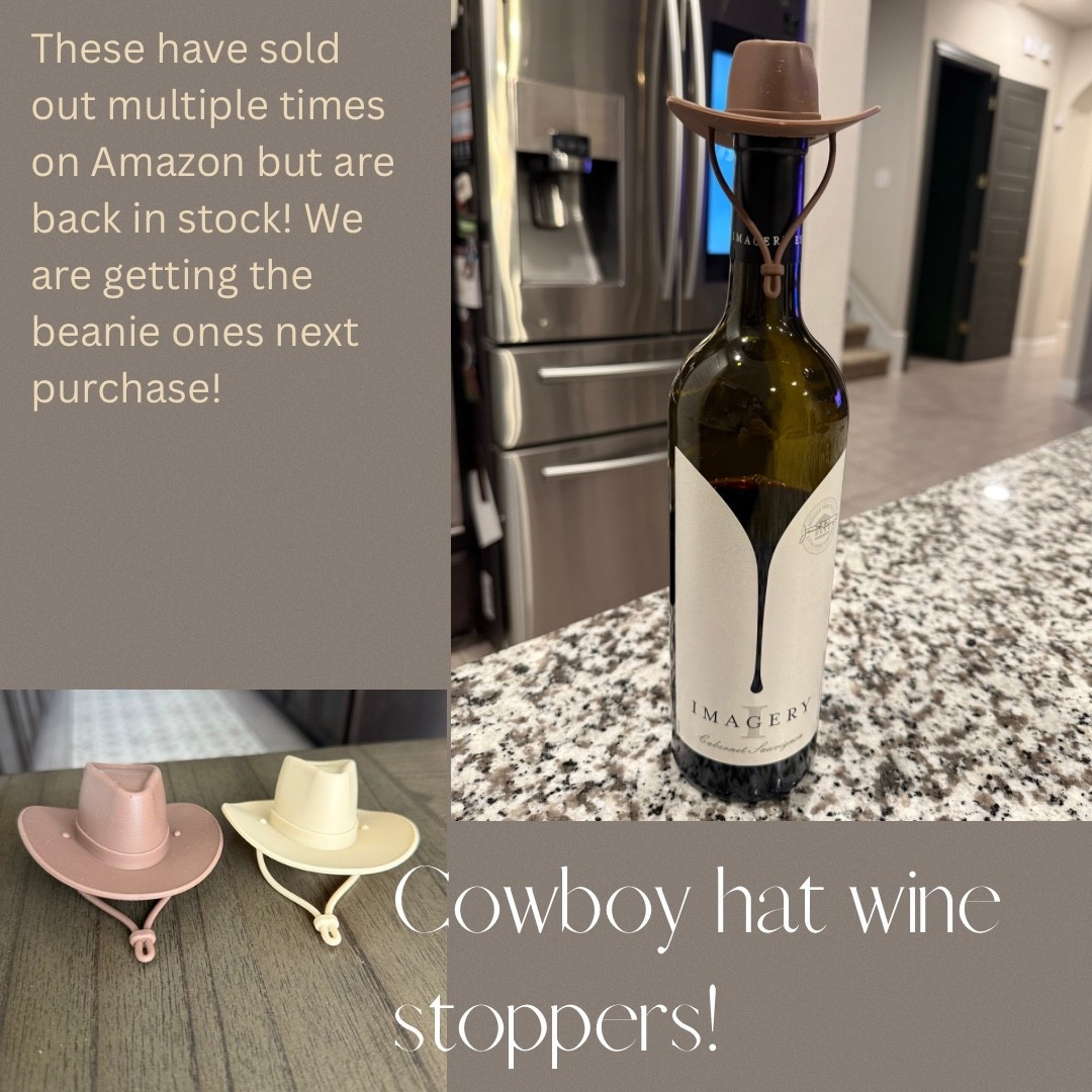 These cuties are back in stock on Amazon! Perfect gift or keep a set for yourself if you’re a wine lover like me. 🍷😋

#winelover #wine #gift #cowgirl #western #winestopper #gift #ltkfindsunder20 #amazon #backinstock #amazonfind #wino #ltkgifts 

#LTKSaleAlert #LTKFindsUnder50 #LTKHome