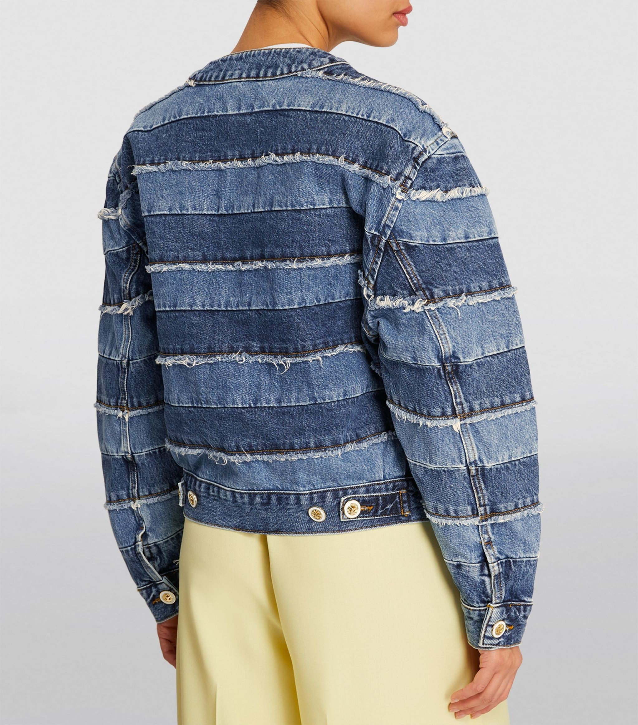 Denim Striped Jacket | Harrods