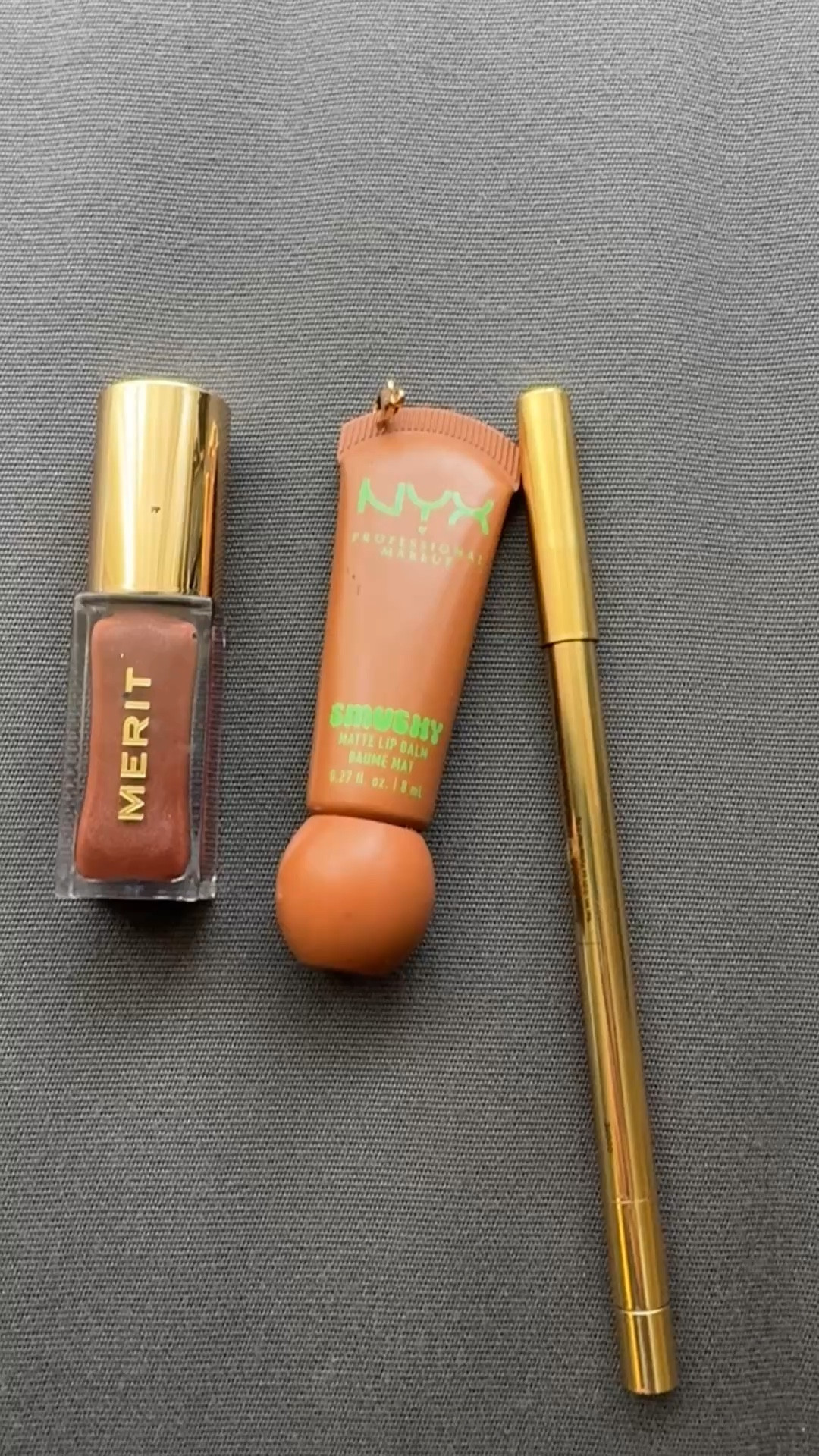 My easy lip combo 

Merit lip oil 
Nyx lipstick 
Merit lip liner 

Beauty must haves 
Lip gloss 
Lipstick 
Merit 
Nyx 

#LTKgrwm #LTKselfcare #LTKBeauty